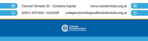 Colegio Odontológico de la Provincia de Córdoba - Información de Contacto