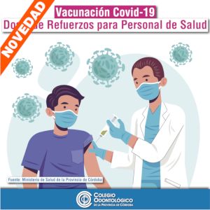 Vacunación Covid-19: dosis de refuerzos para personal de salud