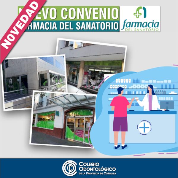 Convenio con Farmacia del Sanatorio