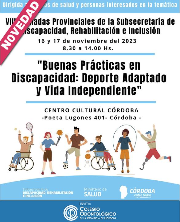 Jornada Provinciales de la Subsecretaría de Discapacidad, Rehabilitación e Inclusión
