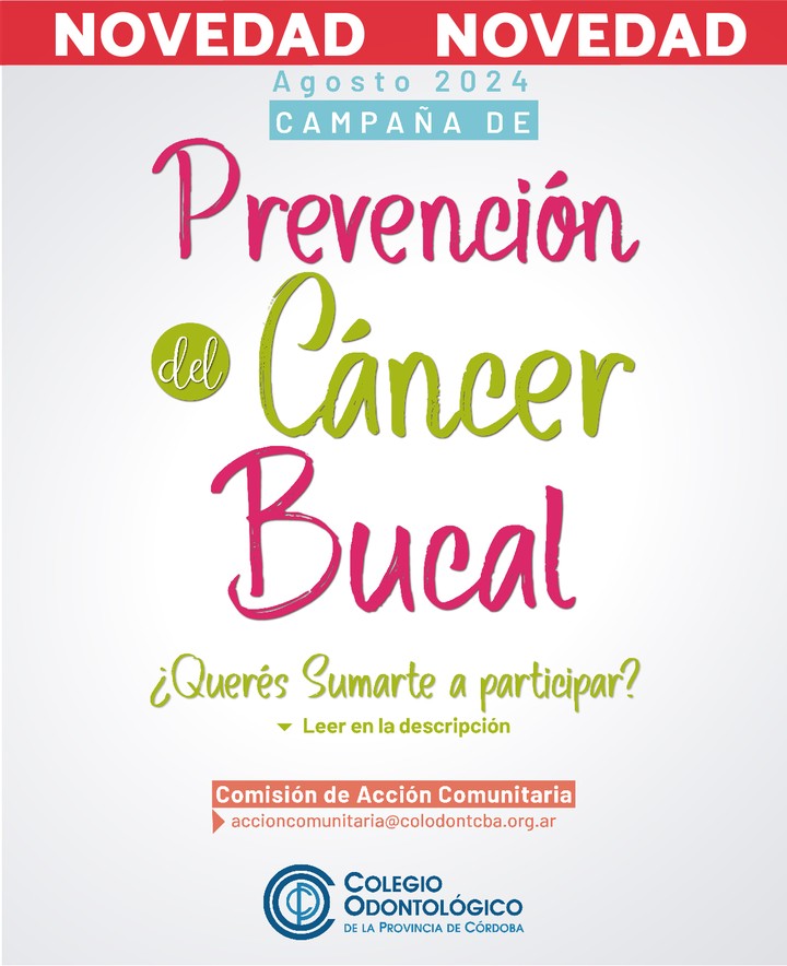 XIº Campaña de "Prevención y Diagnóstico Temprano del Cáncer Bucal"